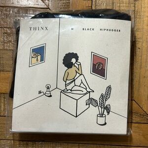 New Thinx Black Hiphugger Period Panties